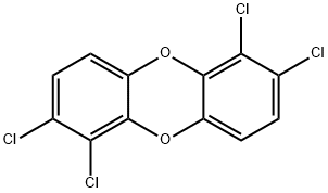 1,2,6,7-Tetrachlorodibenzo[1,4]dioxin,40581-90-6,结构式