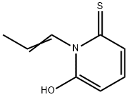 2(1H)-Pyridinethione,  6-hydroxy-1-(1-propenyl)-  (9CI) 化学構造式