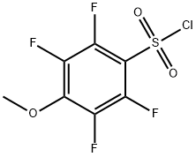 2,3,5,6-TETRAFLUORO-4-METHOXYBENZENESULFONYL CHLORIDE, 40586-69-4, 结构式
