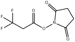 2,5-二氧代吡咯烷-1-基3,3,3-三氟丙酸酯 结构式
