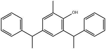 4,6-bis(1-phenylethyl)-o-cresol Structure