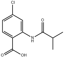 4-chloro-2-(isobutyrylamino)benzoic acid Structure