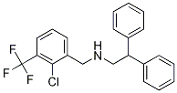 BenzeneethanaMine, N-[[2-chloro-3-(trifluoroMethyl)phenyl]Methyl]-b-phenyl- Struktur