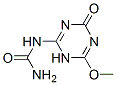 Urea, (1,4-dihydro-6-methoxy-4-oxo-1,3,5-triazin-2-yl)- (9CI) Struktur