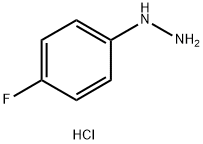 (p-フルオロフェニル)ヒドラジン/塩酸塩,(1:x) 化学構造式