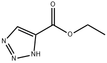 1H-1,2,3-トリアゾール-4-カルボン酸エチル 化学構造式