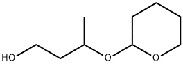 3-[(テトラヒドロ-2H-ピラン-2-イル)オキシ]-1-ブタノール 化学構造式