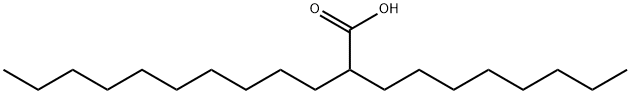 2-octyldodecanoic acid Structure