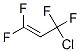 3-Chloro-1,1,3,3-tetrafluoro-1-propene,406-46-2,结构式