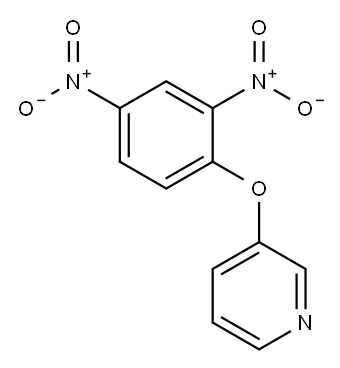 3-(2,4-二硝基苯氧基)吡啶,40604-27-1,结构式