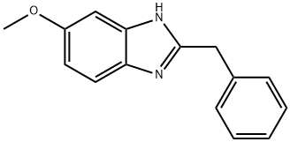2-苄基-5-甲氧基-1H-苯并[D]咪唑 结构式