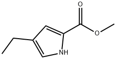 1H-Pyrrole-2-carboxylicacid,4-ethyl-,methylester(9CI) Struktur