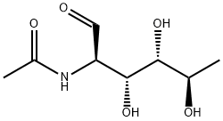 2-アセチルアミノ-2,6-ジデオキシ-D-グルコース 化学構造式
