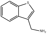 3-氨甲基苯并噻吩, 40615-04-1, 结构式