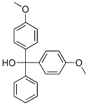 ビス(4-メトキシフェニル)フェニルメタノール 化学構造式