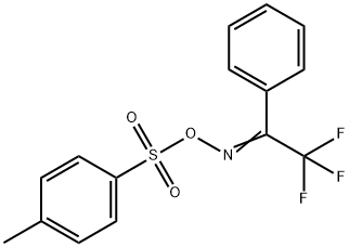 2,2,2-Trifluoro-1-phenyl-ethanone O-[(4-Methylphenyl)sulfonyl]oxiMe Structure