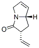 3H-Pyrrolizin-3-one,2-ethenyl-1,2,5,7a-tetrahydro-,(2R,7aS)-(9CI) Structure