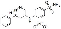 Benzenesulfonamide,  4-[[1-(azidomethyl)-2-(phenylthio)ethyl]amino]-3-nitro- Struktur