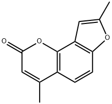 4,5'-dimethylangelicin 结构式