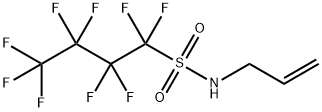 N-烯丙基-1,1,2,2,3,3,4,4,4-九氟丁烷-1-磺酰胺, 40630-65-7, 结构式