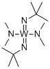 ビス(TERT-ブチルイミノ)ビス(ジメチルアミノ)タングステン(VI) 化学構造式