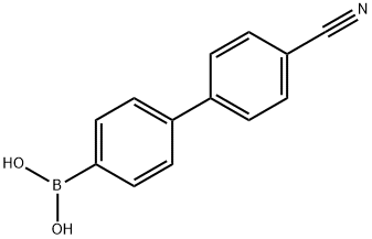 4-CYANO-BIPHENYLBORIC ACID Struktur
