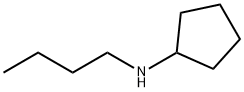 N-butylcyclopentanamine Structure