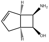 Bicyclo[3.2.0]hept-2-en-6-ol, 7-amino-, (1R,5S,6S,7R)- (9CI) Structure