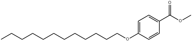 4-(ドデシルオキシ)安息香酸メチル 化学構造式