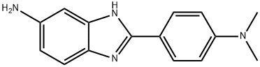 2-(4-二甲基氨基-苯基)-1H-苯并咪唑-5-胺,40655-14-9,结构式
