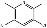 3,5-二氯-2-氟-6-碘吡啶, 406676-35-5, 结构式