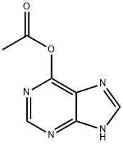 1H-Purin-6-ol,  acetate  (ester)  (9CI) Structure