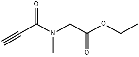 Glycine, N-methyl-N-(1-oxo-2-propynyl)-, ethyl ester (9CI) Structure