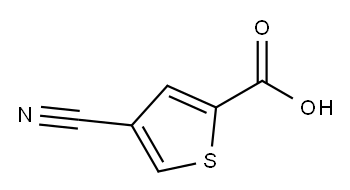 2-Thiophenecarboxylicacid,4-cyano-(9CI) Structure