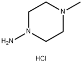 1-氨基-4-甲基哌嗪二盐酸盐单水合物,40675-60-3,结构式