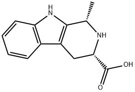 (1S,3S)-2,3,4,9-TETRAHYDRO-1-METHYL-1H-PYRIDO[3,4-B]INDOLE-3-CARBOXYLIC ACID Structure