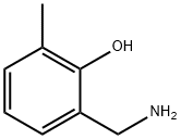 2-(アミノメチル)-6-メチルフェノール 化学構造式