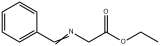 N-ベンジリデングリシンエチルエステル 化学構造式