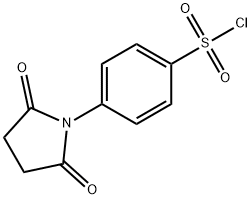 4-(2,5-ジオキソピロリジン-1-イル)ベンゼンスルホニルクロリド 化学構造式