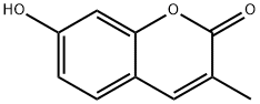7-HYDROXY-3-METHYL-2H-CHROMEN-2-ONE 结构式
