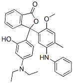 3-[4-(diethylamino)-2-hydroxyphenyl]-3-[2-methoxy-4-methyl-5-(phenylamino)phenyl]phthalide Structure