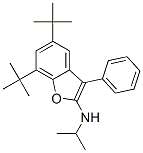 2-Benzofuranamine,  5,7-bis(1,1-dimethylethyl)-N-(1-methylethyl)-3-phenyl- Structure