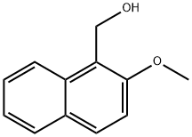 2-甲氧基-1-萘甲醇, 40696-22-8, 结构式