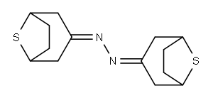 8-Thiabicyclo[3.2.1]octan-3-one 8-thiabicyclo[3.2.1]oct-3-ylidene hydrazone Struktur