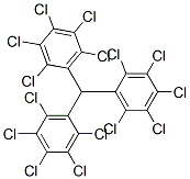 1-[bis(2,3,4,5,6-pentachlorophenyl)methyl]-2,3,4,5,6-pentachloro-benze ne Structure