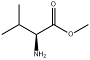 rac-(R*)-2-アミノ-3-メチルブタン酸メチル 化学構造式