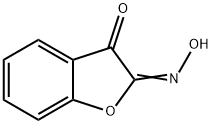 2,3-ベンゾフランジオン2-オキシム 化学構造式