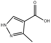 3-METHYL-1H-PYRAZOLE-4-CARBOXYLIC ACID Struktur