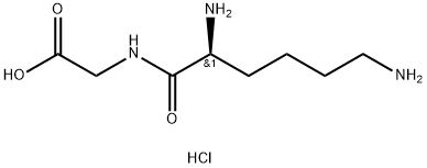 赖氨酸-甘氨酸二肽 结构式