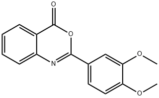 2-(3,4-dimethoxyphenyl)-4H-3,1-benzoxazin-4-one Structure